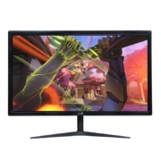 液晶电脑游戏显示器 24寸 常规屏 直面黑色 HDMI