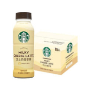 88VIP会员：STARBUCKS 星巴克 星选芝士奶香拿铁咖啡270ml*15瓶低脂饮料包邮