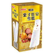 meiji 明治 栗子红豆雪糕 62g*6支 彩盒装（新旧包装随机发货）
