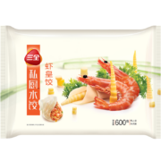 概率券:三全 私厨水饺 虾皇饺 600g 36只 *4件