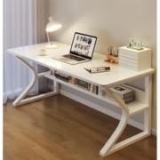 京东百亿补贴：汤能优品 家用电脑桌台式 单桌-暖白80*50cm