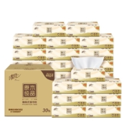 plus会员、需首购:清风（APP）抽纸 原木经典300张*30包*3件