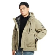 冰洁BENGEN 连帽短款时尚潮男士羽绒服男款冬季防风防水户外羽绒服男外套男