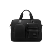 Samsonite/新秀丽公文包男士时尚商务电脑包手提斜跨两用包 NQ2*09001 黑色