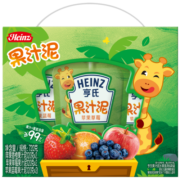 亨氏（Heinz）婴儿辅食乐维滋儿童果泥 礼盒120g*6袋（新效期）
