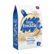 小皮（Little Freddie）有机高铁小麦胚芽糙米粉欧洲原装进口婴儿辅食强化铁米糊160g*1盒