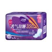 概率券、PLUS会员：洁婷 夜用卫生巾 4片
