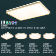 20点开始：雷士照明 EXCT9329I-L/120MB 升级加亮led吸顶灯 四室一厅 智控客厅+卧室*4