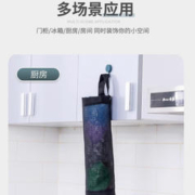 千奉 悬挂式垃圾袋收纳袋厨房壁挂抽取式储物袋塑料袋收集家用客厅整理