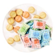 馋小赖 马卡龙夹心饼干独立小包装结婚喜糖迷你休闲小零食30个