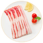 双汇 五花肉片500g 烧烤食材*4件