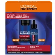 【含税直邮】L'Oreal Paris 欧莱雅 Power Age 男士抗.皱面部护理套装（保湿霜50mL+精华30mL）