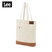 Lee 女包牛仔手提包 奶茶色
