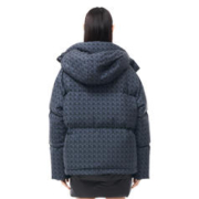 BOSIDENG 波司登 情侣款可脱卸帽复古老花羽绒服