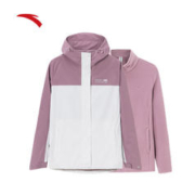 ANTA 安踏 女子户外防泼水三合一梭织外套冬季加绒保暖登山服162347602
