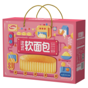 达利园法式软面包香奶味600g年货礼盒送礼办公室休闲零食营养早餐代餐