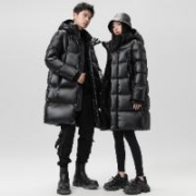 雪中飞 中长款连帽羽绒服 X301419948F