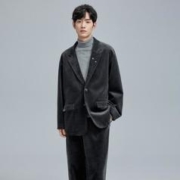 太平鸟女装 男士春秋灯芯绒西装 BWBBC4C0287