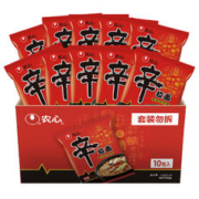 NONGSHIM 农心 经典辛拉面香菇牛肉味十连包泡面拉面方便面 加班食品速食礼盒 120g*10包