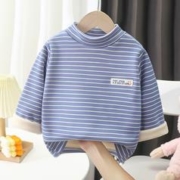 口袋虎 儿童加厚仿兔毛 打底衫