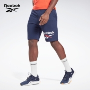 Reebok锐步官方男子SHORT室内健身综合训练舒适运动休闲短裤 GI8625_藏青色 A/M
