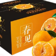春福乐 四川春见耙耙柑 新鲜柑橘粑粑柑水果礼盒 带箱5斤大果【70-75MM】