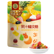 plus会员：徐福记果汁橡皮糖230g qq糖约15包*5件+凑单品