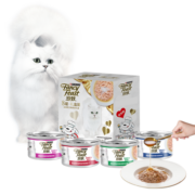 珍致猫罐头猫零食成猫幼猫罐头80g*8罐 原装进口白金罐头混合口味礼盒