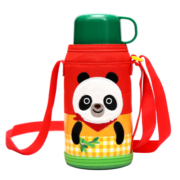 乐扣乐扣（LOCK&LOCK）儿童便携保温杯水杯子学生保温杯带吸管大熊猫图案550ml