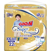 大王GOO.N光羽短裤型尿不湿 XXL22片(15kg以上)婴儿特大号羽感透气