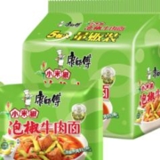 康师傅 小米椒 泡椒牛肉面 5袋