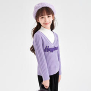 Deesha 笛莎 女童23冬中大童冬装儿童套头上衣