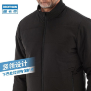 迪卡侬户外运动保暖舒适男式填充棉服夹克 FORCLAZ Arpenaz 20 黑色 2121846 XL