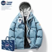 GAVK NASA GAVK2023秋冬季男女同款潮牌情侣潮流棉衣男加厚百搭外套