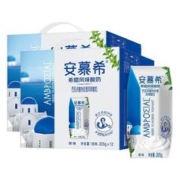 安慕希 伊利安慕希风味酸奶205g*12盒原味儿童早餐