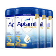 Aptamil 爱他美 英国爱他美白金版3段1-3岁德国品牌婴幼儿奶粉800g*4罐