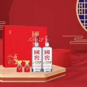 国窖1573 龙腾四海礼盒52度双支装500ml*2浓香