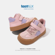 TEENMIX 天美意 儿童运动鞋加绒女童二棉鞋防水小孩滑板鞋