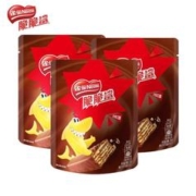 Nestlé 雀巢 脆脆鲨4条便携装多袋组合巧克力味威化饼干散装学生小饼干充饥