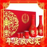 LANGJIU 郎酒 红花郎10 53%vol 酱香型白酒 500ml*2瓶 礼盒装