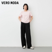 【精梳棉】Vero Moda新款T恤夏季内搭打底百搭字母短袖上衣女▲