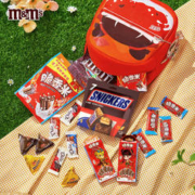 m&m's 玛氏 mm豆脆香米巧克力儿童书包德芙士力架巧克力大礼包六一儿童节礼物