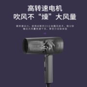 上亨（shangheng）电吹风机家用宿舍寝室学生大风力大功率速干低噪负离子不伤发吹风筒发廊理发店 全新升级【大风速干1800W】