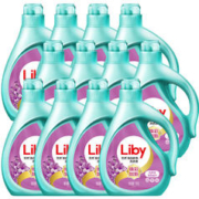 Liby 立白 天然亮白洗衣液 护色护衣洁净 薰衣草馨香 整箱家庭装 1kg*12瓶