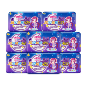 七度空间（SPACE 7）卫生巾夜用少女纤巧100%纯棉甜睡量多加长超长防漏姨妈巾 【32片】420mm 纯棉亲肤