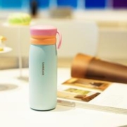 马卡龙色系：LOCK&LOCK LHC4264BLU 保温杯 270ml 蓝色