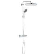 高仪（GROHE）原装进口恒温花洒套装 250MM方形顶喷 一体式淋浴系统26243