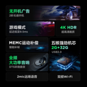 TCL雷鸟 43鹏6SE 43英寸4K超清电视 MEMC防抖2+32GB大内存 USB3.0远场语音智能游戏平板电视机43S365C