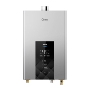 需首购、PLUS会员：Midea 美的 耀夜系列 JSQ30-MK6 强排式燃气热水器 16L