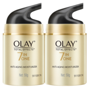玉兰油（OLAY）面霜女多效霜补水保湿提亮肤色滋润淡纹面部护肤品男素颜秋冬面霜 多效面霜50g*2【店长力荐】